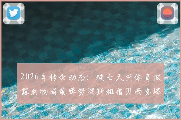 2026年转会动态：瑞士天空体育披露利物浦前锋努涅斯租借贝西克塔斯，租借条款与球员前景深度分析